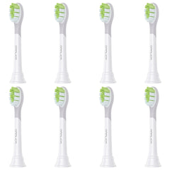 Oralica CA668 whitening replacement toothbrush heads - 8-pack, white