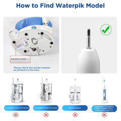 Oralphi 4-pack Waterpik Sensonic STW-03W020/027 replacement heads – view 1