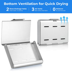 Front view highlighting dual vents and drainage holes