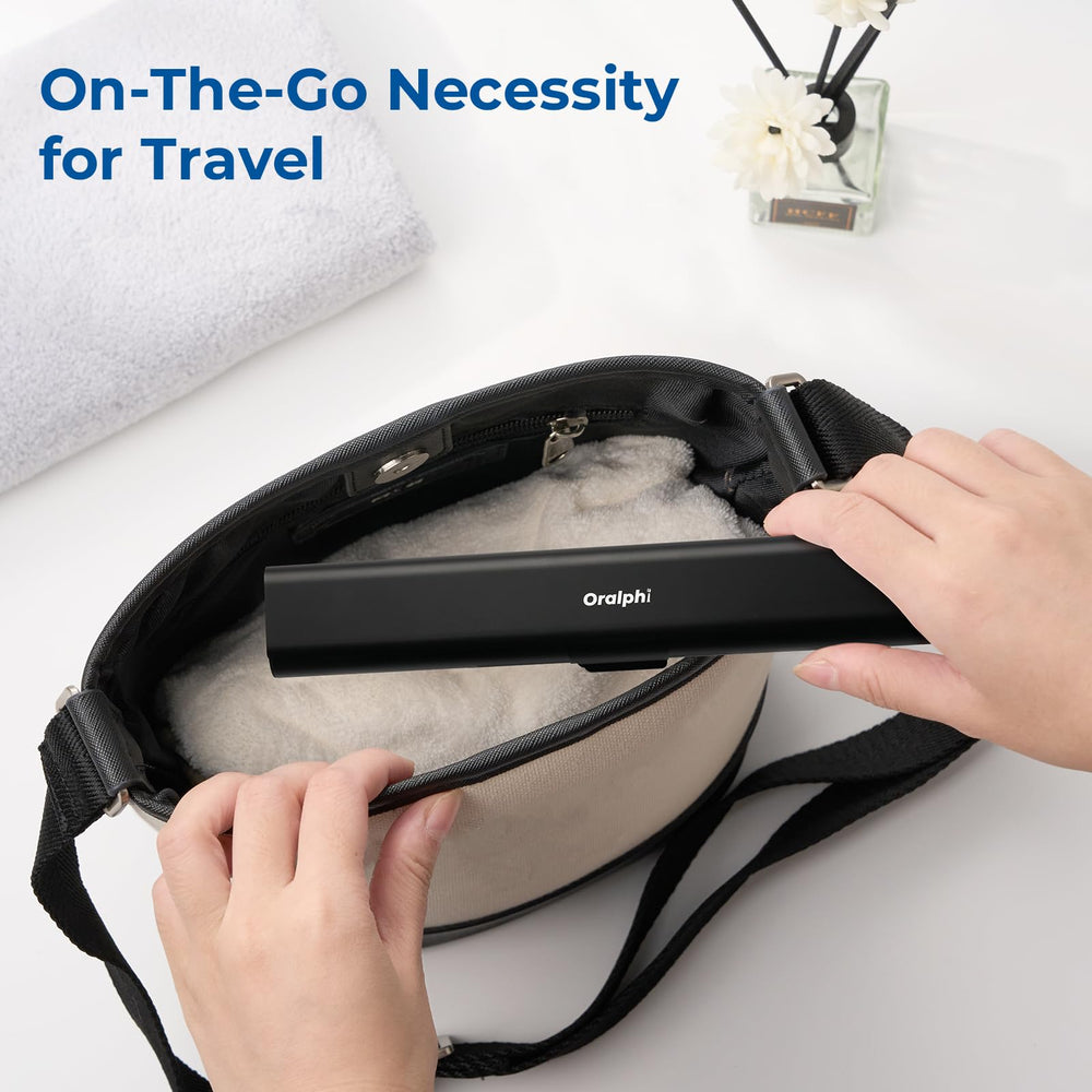 Bottom drainage vent on the travel toothbrush case.