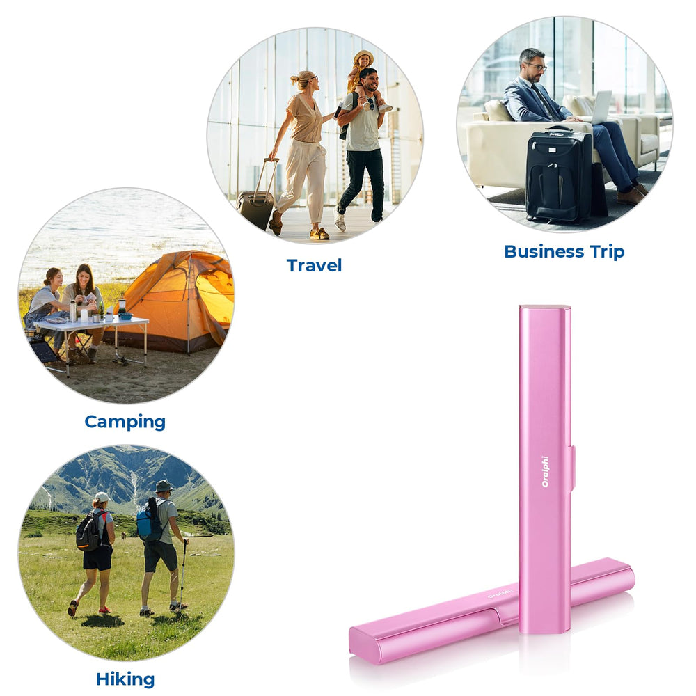 Included item: one aluminum toothbrush travel box for travel