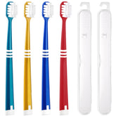 Oralphi 4-pack dark-colored toothbrushes