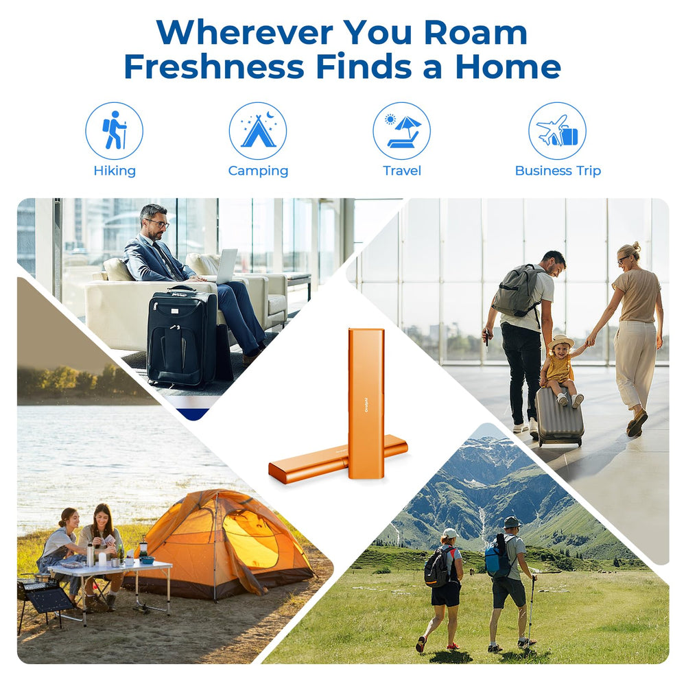 Lightweight, rust-free design for frequent travelers