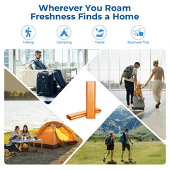 Lightweight, rust-free design for frequent travelers