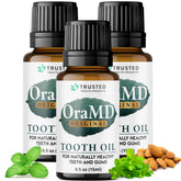 OraMD 4-in-1 Tooth Oil 3-pack hero shot