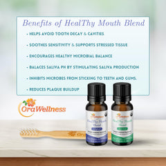 Organic toothpaste oil product shot with clear label