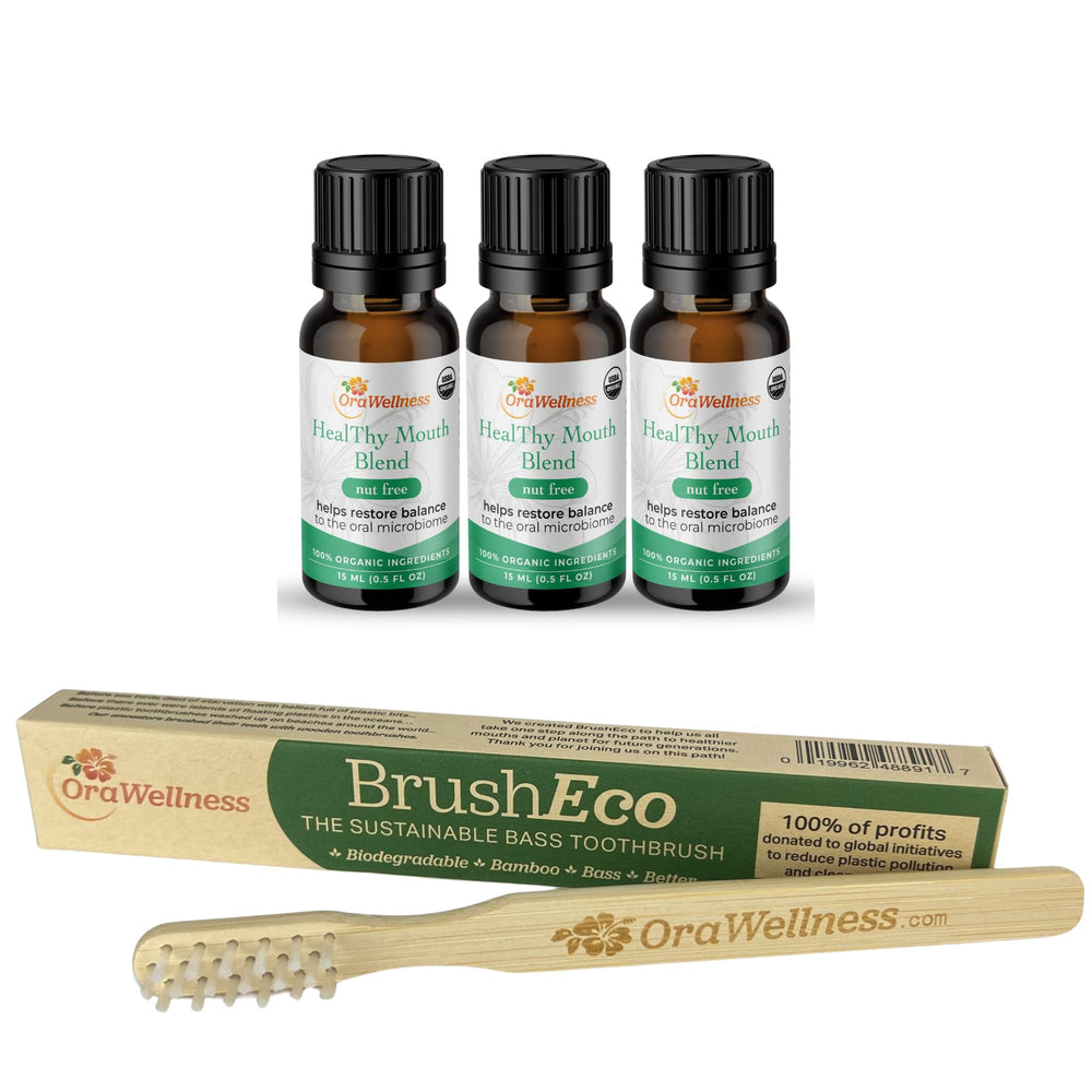 Nut Free Healthy Mouth Blend tooth oil bottle 0.5 oz