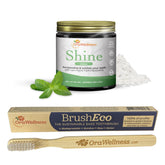 Jar of Shine Mint remineralizing whitening powder (2oz)