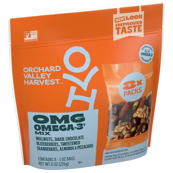 Orchard Valley Harvest Omega-3 Mix 8 oz bottle - omega-3 supplement