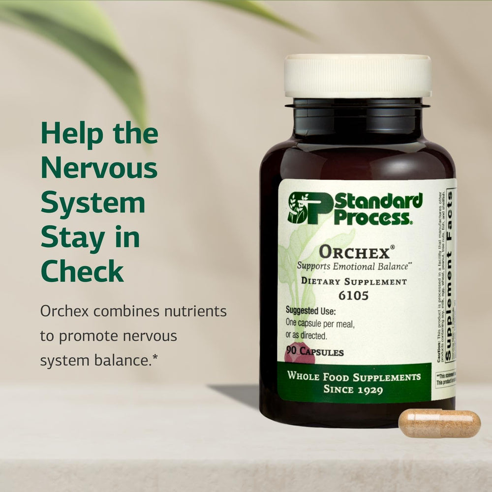 Orchex label with supplement facts