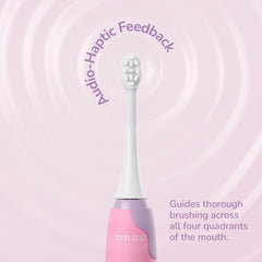 Toothbrush handle with progress lights and timer indicators