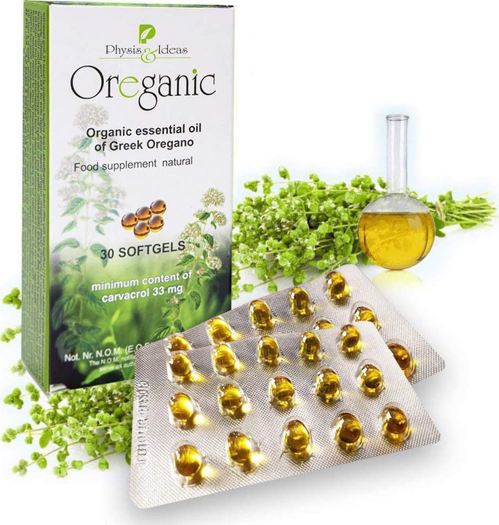 Oreganic Oregano Oil Softgels bottle and packaging