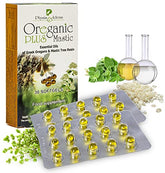 Oreganic Plus Mastic bottle label