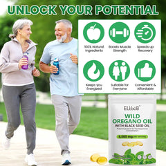 Premium mediterranean oregano and black seed ingredients