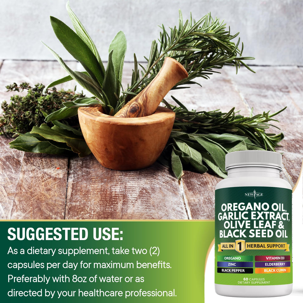 180 count herbal blend capsule bottle for men and women