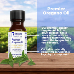 Oregano oil extracted from oregano leaves and flowers