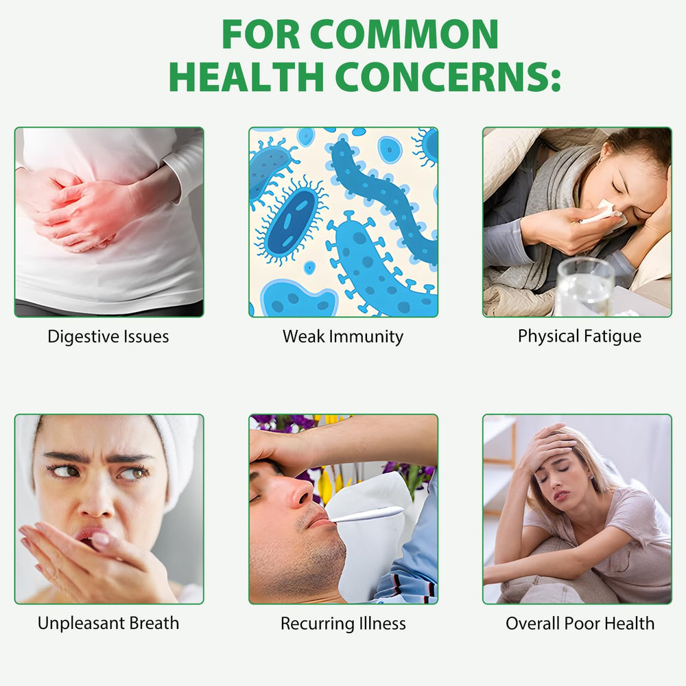 Graphic highlighting immune support and digestive support