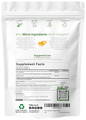 Oregano oil softgels blended with Nigella sativa black seed oil for immune support