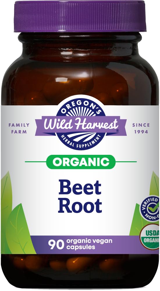 Oregon's Wild Harvest Beet Root Capsules – 90-count vegan capsules