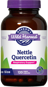 Bottle of Oregon's Wild Harvest Nettle Quercetin Capsules
