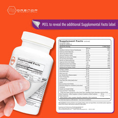 Close-up of Orenda Active tablets beside the bottle.