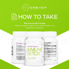 Wellness and balance imagery for Orenda Immune + Detox