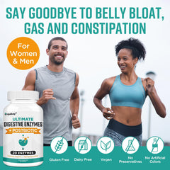 Orgabay Digestive Enzymes packaging front and back views