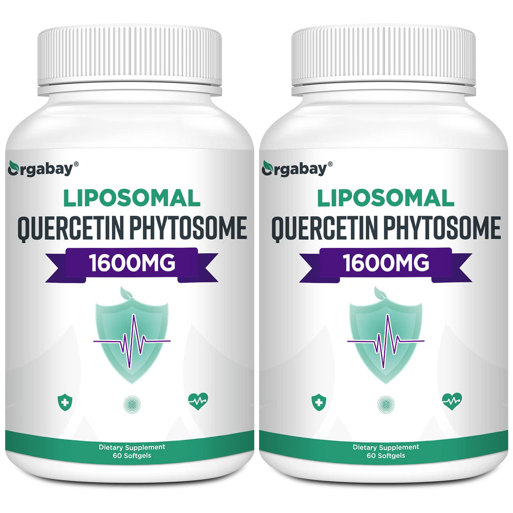 Orgabay Liposomal Quercetin Phytosome product bottle and packaging