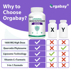 Orgabay 360 softgels bottle on white background