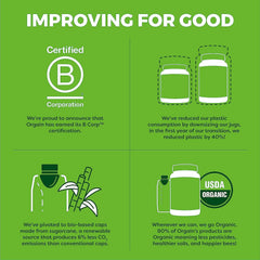 Orgain protein-rich collagen serving blends smoothly into beverages