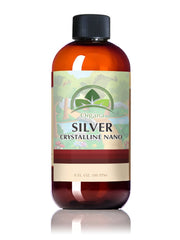 Organa Nano Colloidal Silver 8 oz label and bottle front