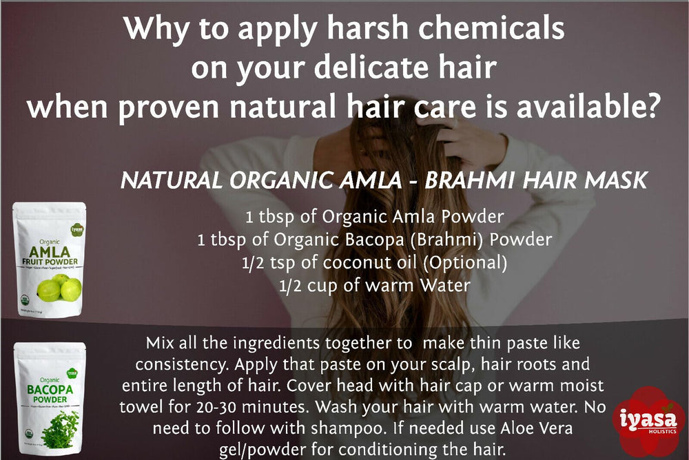 Fine amla powder close-up