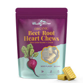 Front view of Organic Beet Root Chews 60 count package