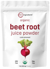 Front view of Micro Ingredients Organic Beet Root Powder 1 lb package