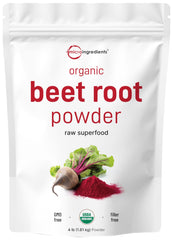 Organic beet root powder 4 lb packaging