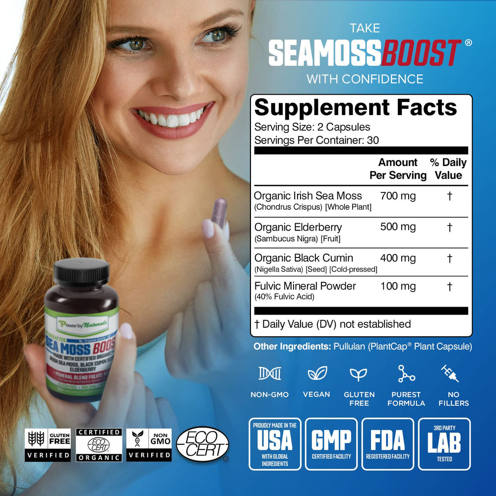 Organic black cumin seed oil powder capsules