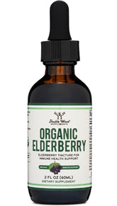 Organic European Elderberry Liquid bottle – 2 oz, 60 servings