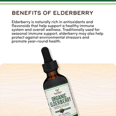 Sourced from European elderberry for Double Wood tincture