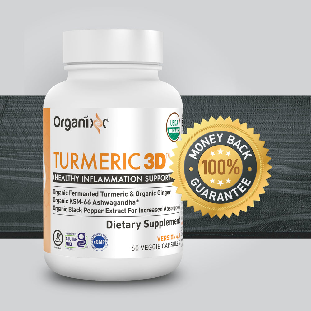Organic fermented turmeric supplement