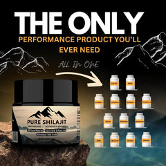 Organic Himalayan Shilajit resin sourced at high altitude
