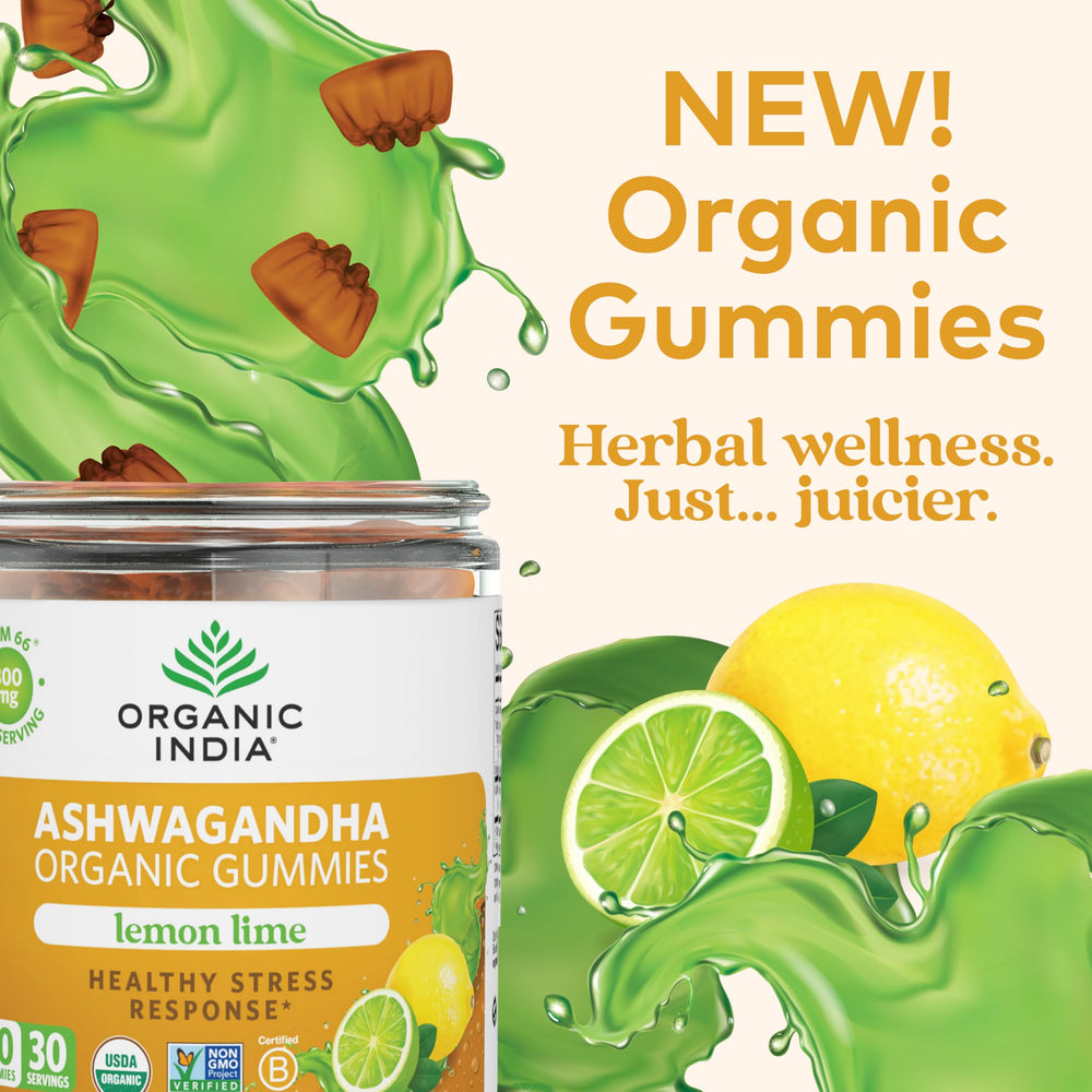 Ashwagandha Gummies Lemon Lime flavor close-up