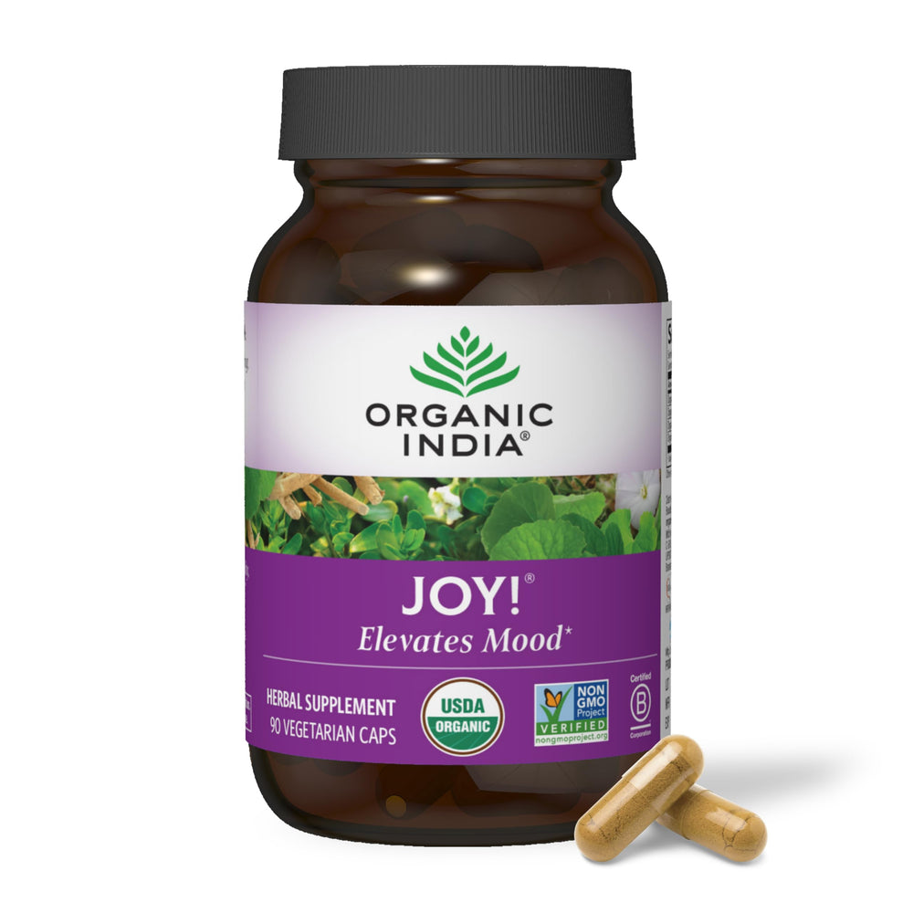 Joy Organic India 90 Vcaps bottle