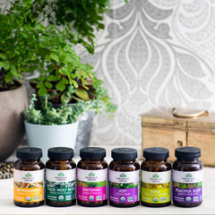 Organic India Peaceful Sleep 90 capsules packaging indicates long-term nightly use.