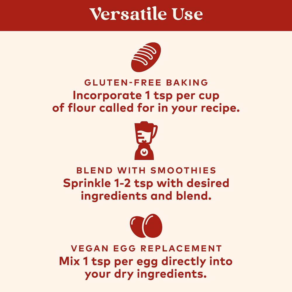 USDA Organic, vegan, and gluten-free icons on product package