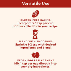 USDA Organic, vegan, and gluten-free icons on product package