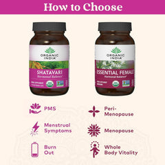180-capsule Organic India Shatavari bottle with scoop