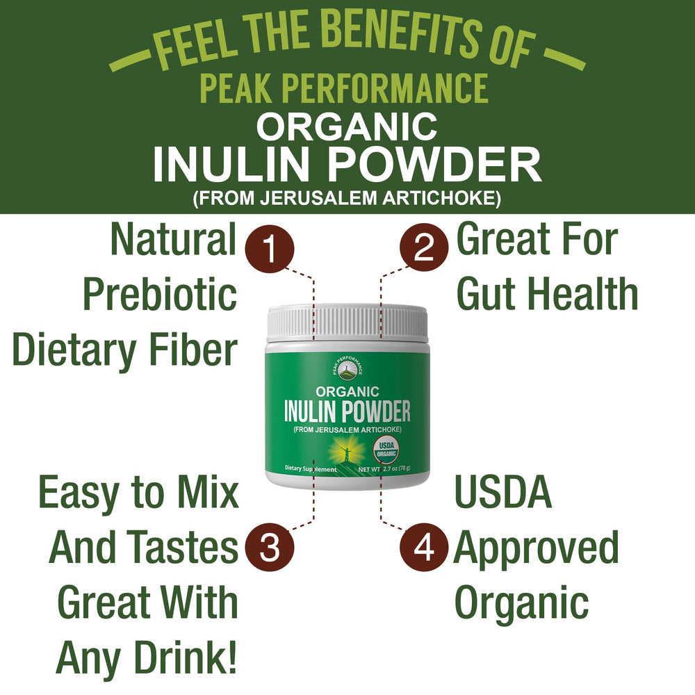 Close-up of Jerusalem Artichoke-based inulin powder