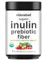 Organic inulin prebiotic fiber powder 1lb sourced from chicory root