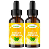 Front view of Organic Lemon Balm Liquid Extract bottle (2 oz)