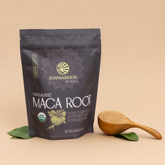 Non-GMO vegan maca powder packaging